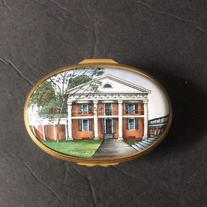 RARE Halcyon Days  "UNIV OF VIRGINIA” Trinket Box